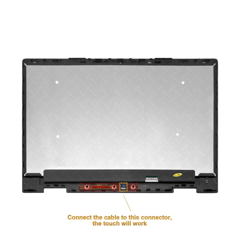 LCDOLED Replacement 15.6 inches IPS 1080P LCD Touch Screen Digitizer Assembly Bezel Board for HP Envy x360 15-bp143cl 15-bp051nr 15-bp152nr 15-bp175nr 15m-bp011dx 15m-bp012dx 15m-bp111dx 15m-bp112dx - Image 4